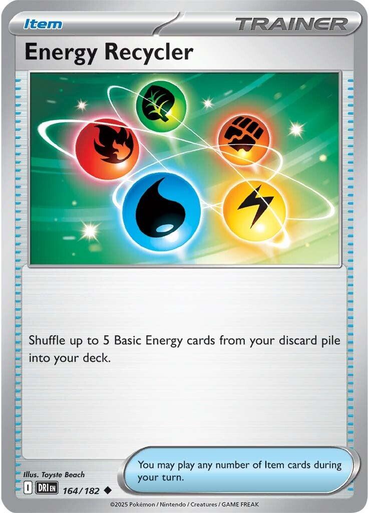 Energy Recycler (164/182) [Scarlet & Violet: Destined Rivals] | Infinity Cards & Collectibles