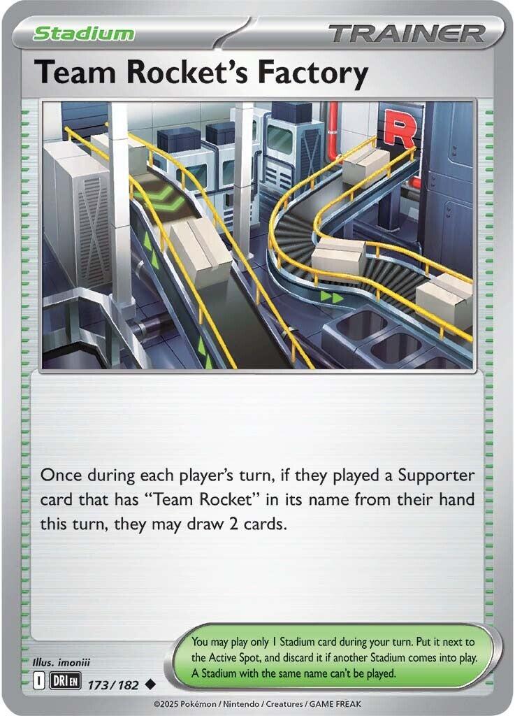Team Rocket's Factory (173/182) [Scarlet & Violet: Destined Rivals] | Infinity Cards & Collectibles