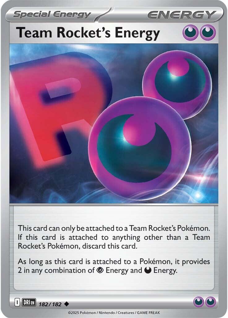 Team Rocket's Energy (182/182) [Scarlet & Violet: Destined Rivals] | Infinity Cards & Collectibles