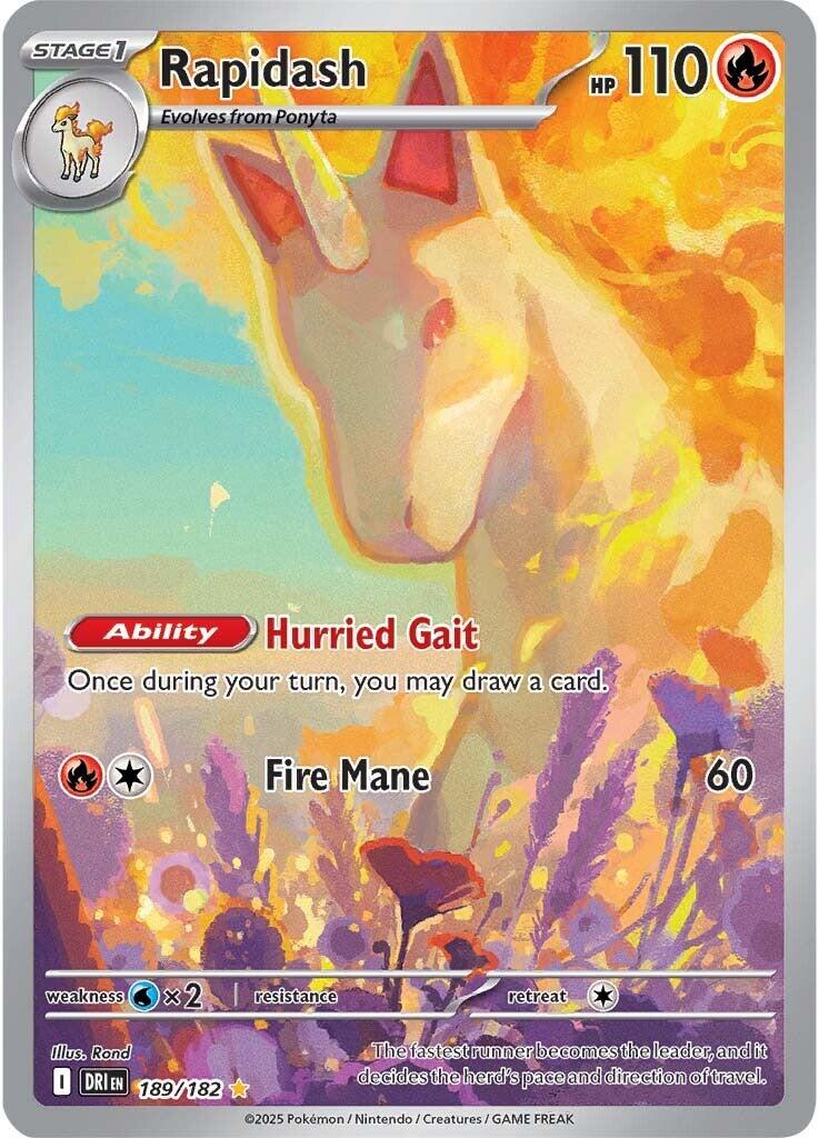 Rapidash (189/182) [Scarlet & Violet: Destined Rivals] | Infinity Cards & Collectibles