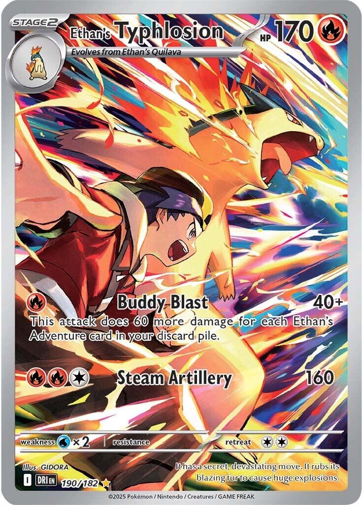 Ethan's Typhlosion (190/182) [Scarlet & Violet: Destined Rivals] | Infinity Cards & Collectibles