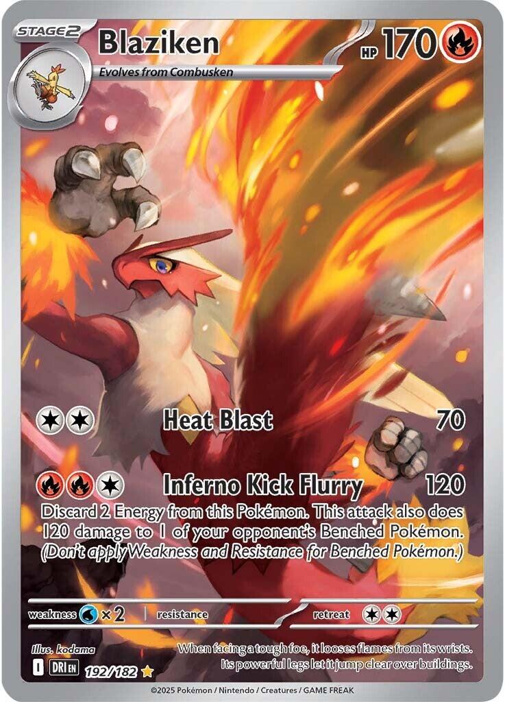 Blaziken (192/182) [Scarlet & Violet: Destined Rivals] | Infinity Cards & Collectibles