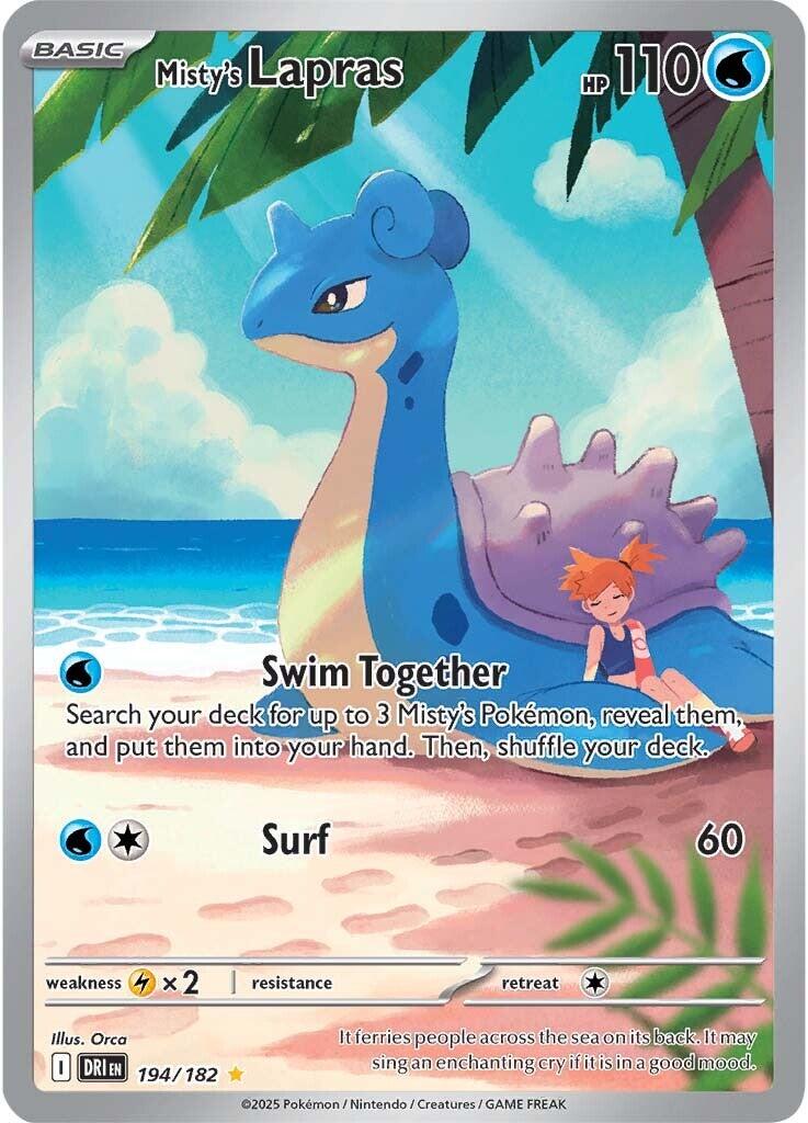 Misty's Lapras (194/182) [Scarlet & Violet: Destined Rivals] | Infinity Cards & Collectibles