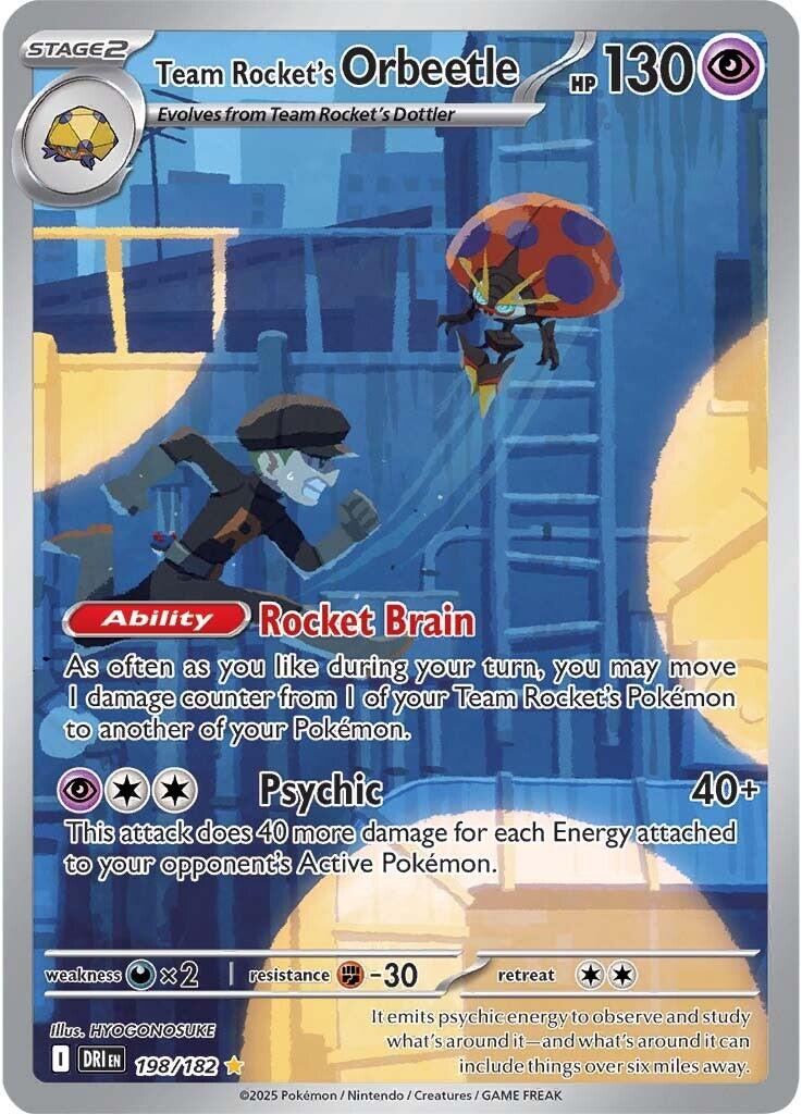 Team Rocket's Orbeetle (198/182) [Scarlet & Violet: Destined Rivals] | Infinity Cards & Collectibles