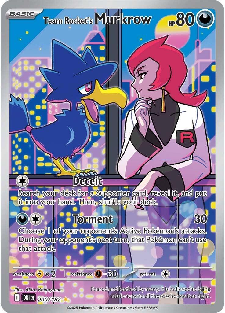 Team Rocket's Murkrow (200/182) [Scarlet & Violet: Destined Rivals] | Infinity Cards & Collectibles