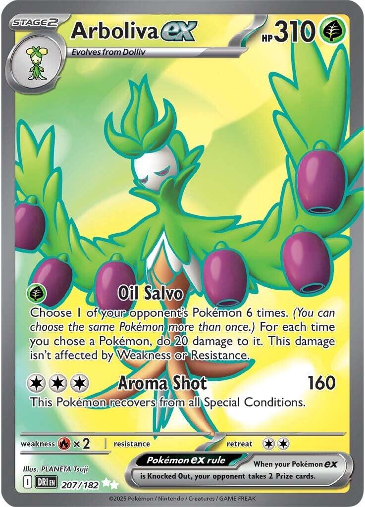 Arboliva ex (207/182) [Scarlet & Violet: Destined Rivals] | Infinity Cards & Collectibles