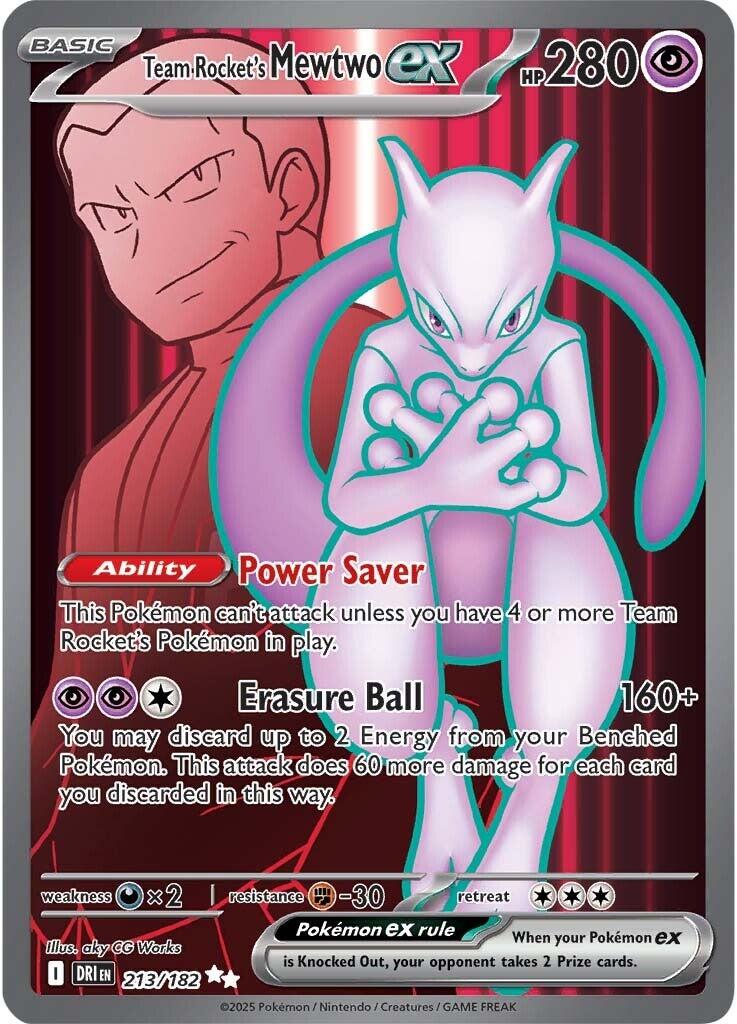 Team Rocket's Mewtwo ex (213/182) [Scarlet & Violet: Destined Rivals] | Infinity Cards & Collectibles