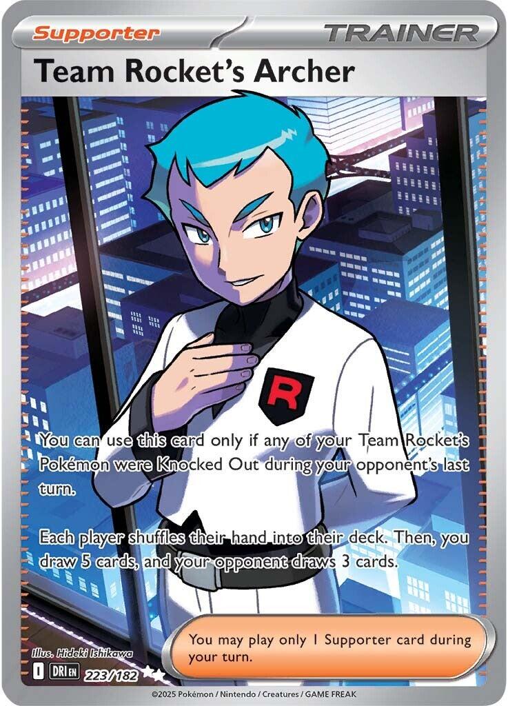 Team Rocket's Archer (223/182) [Scarlet & Violet: Destined Rivals] | Infinity Cards & Collectibles
