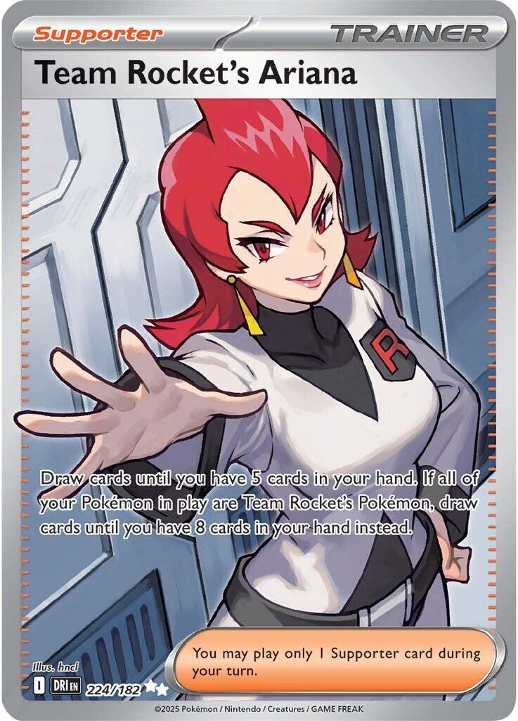 Team Rocket's Ariana (224/182) [Scarlet & Violet: Destined Rivals] | Infinity Cards & Collectibles