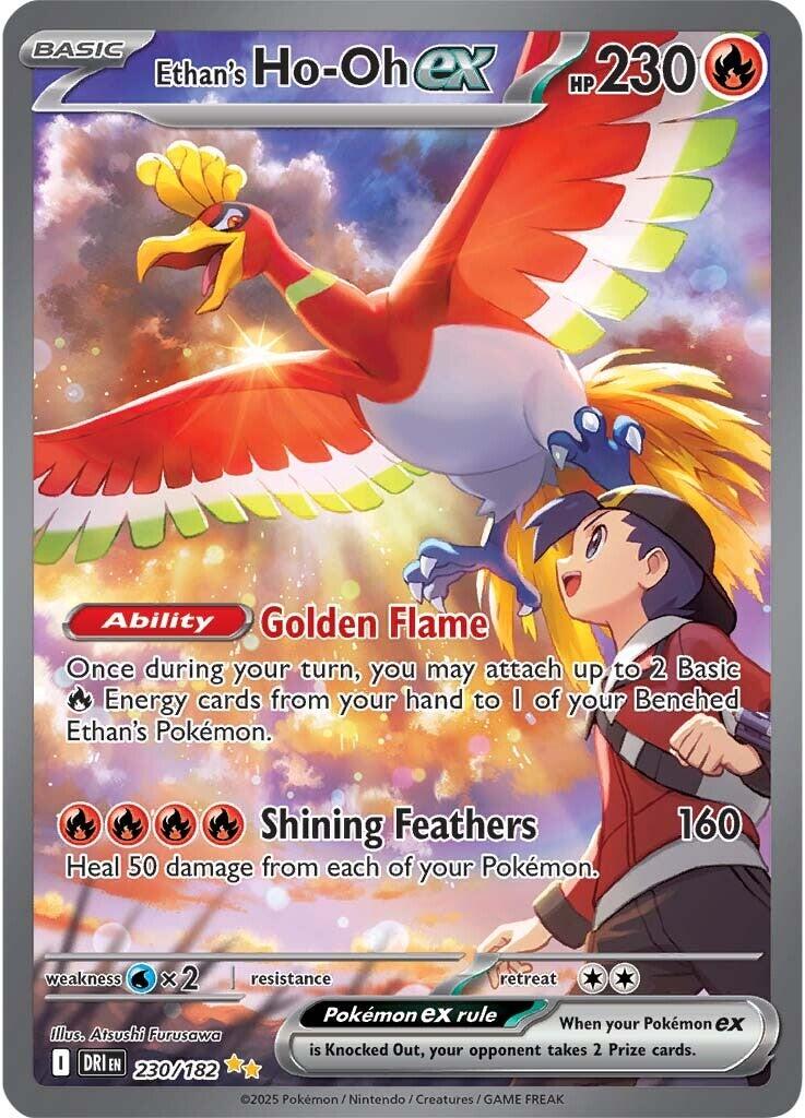 Ethan's Ho-Oh ex (230/182) [Scarlet & Violet: Destined Rivals] | Infinity Cards & Collectibles