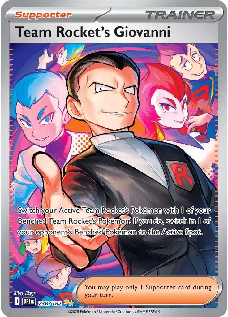 Team Rocket's Giovanni (238/182) [Scarlet & Violet: Destined Rivals] | Infinity Cards & Collectibles