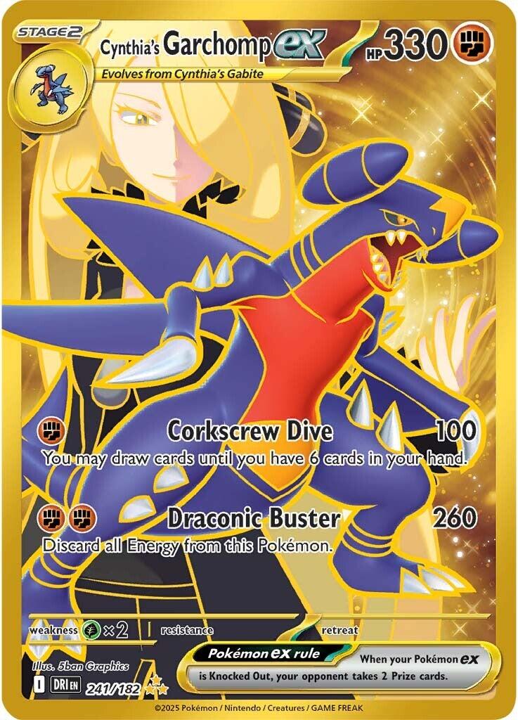 Cynthia's Garchomp ex (241/182) [Scarlet & Violet: Destined Rivals] | Infinity Cards & Collectibles