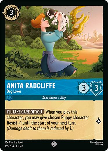 Anita Radcliffe - Dog Lover (155/204) [Reign of Jafar] | Infinity Cards & Collectibles