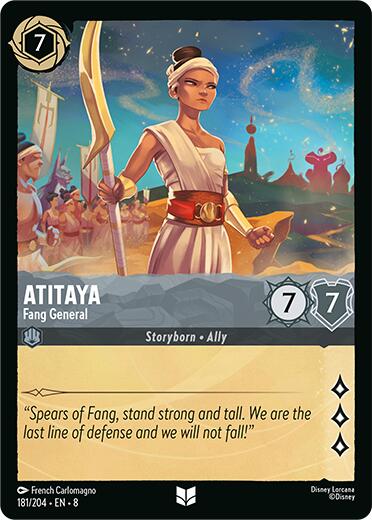Atitaya - Fang General (181/204) [Reign of Jafar] | Infinity Cards & Collectibles