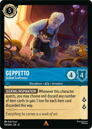 Geppetto – Skilled Craftsman (174/204) [Reign of Jafar] | Infinity Cards & Collectibles
