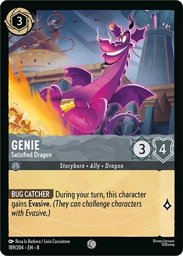 Genie - Satisfied Dragon (189/204) [Reign of Jafar] | Infinity Cards & Collectibles