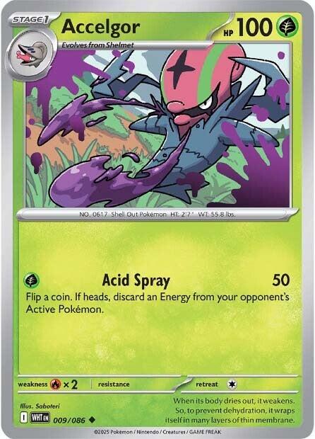 Accelgor (009/086) [Scarlet & Violet: White Flare] | Infinity Cards & Collectibles