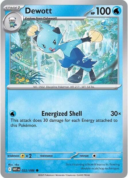 Dewott (022/086) [Scarlet & Violet: White Flare] | Infinity Cards & Collectibles