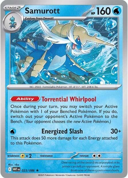 Samurott (023/086) [Scarlet & Violet: White Flare] | Infinity Cards & Collectibles
