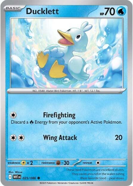 Ducklett (025/086) [Scarlet & Violet: White Flare] | Infinity Cards & Collectibles