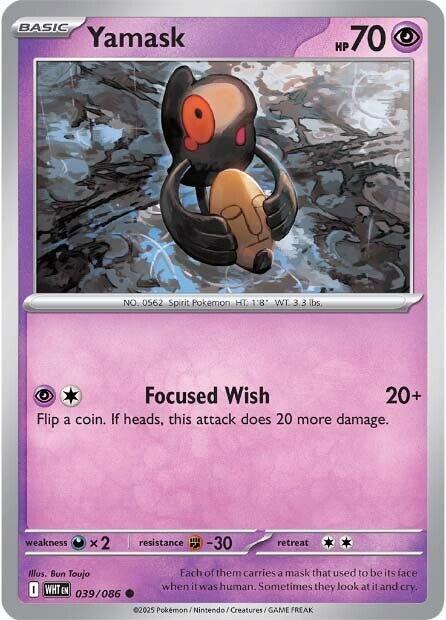 Yamask (039/086) [Scarlet & Violet: White Flare] | Infinity Cards & Collectibles
