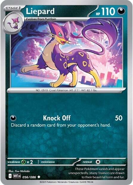 Liepard (056/086) [Scarlet & Violet: White Flare] | Infinity Cards & Collectibles