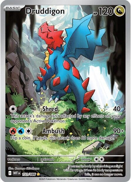 Druddigon (151/086) [Scarlet & Violet: White Flare] | Infinity Cards & Collectibles