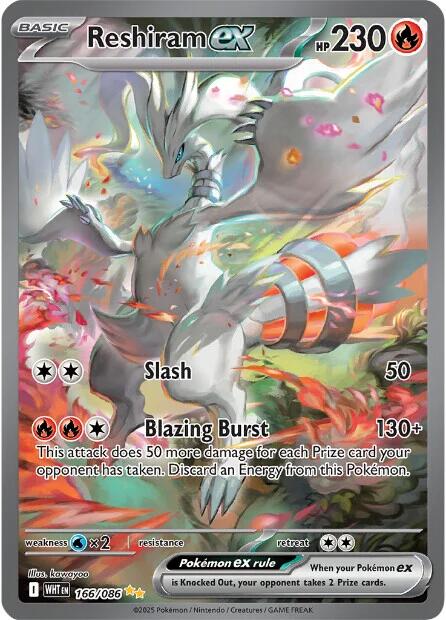 Reshiram ex (166/086) [Scarlet & Violet: White Flare] | Infinity Cards & Collectibles