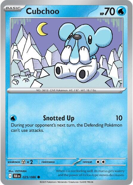 Cubchoo (025/086) [Scarlet & Violet: Black Bolt] | Infinity Cards & Collectibles