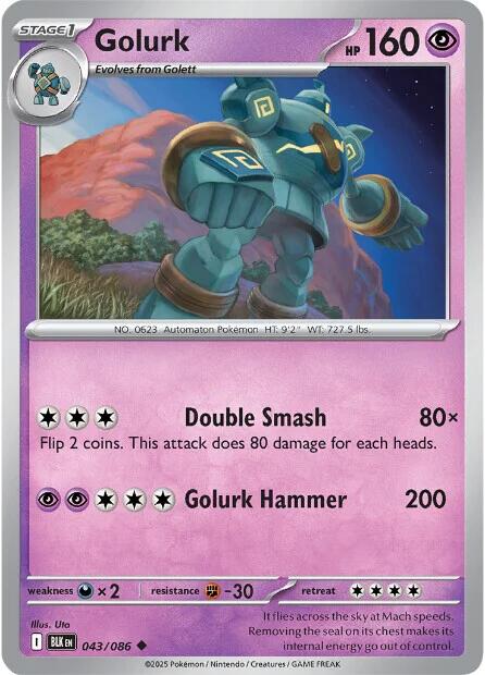 Golurk (043/086) [Scarlet & Violet: Black Bolt] | Infinity Cards & Collectibles