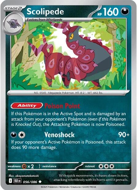 Scolipede (056/086) [Scarlet & Violet: Black Bolt] | Infinity Cards & Collectibles