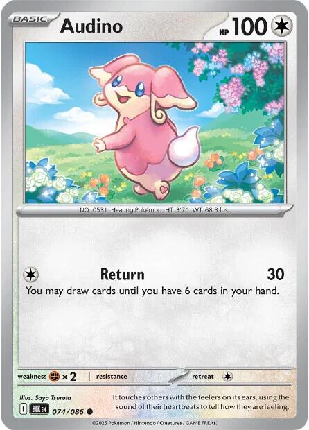 Audino (074/086) [Scarlet & Violet: Black Bolt] | Infinity Cards & Collectibles