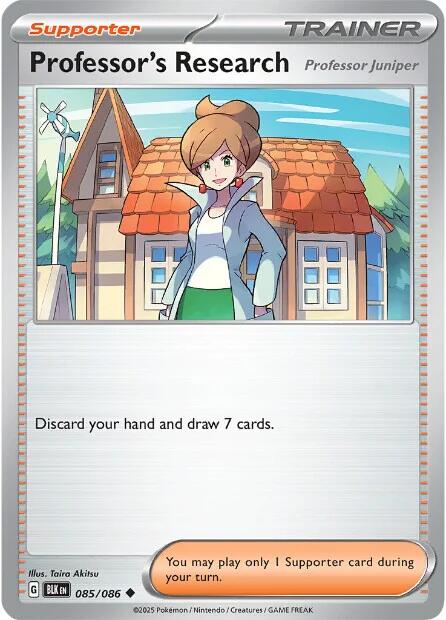 Professor's Research (085/086) [Scarlet & Violet: Black Bolt] | Infinity Cards & Collectibles
