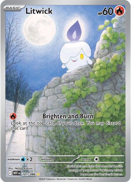 Litwick (101/086) [Scarlet & Violet: White Flare] | Infinity Cards & Collectibles