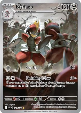 Bisharp (143/086) [Scarlet & Violet: Black Bolt]