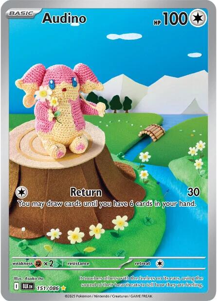 Audino (151/086) [Scarlet & Violet: Black Bolt] | Infinity Cards & Collectibles