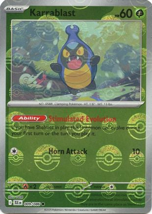 Karrablast (009/086) (Poke Ball Pattern) [Scarlet & Violet: Black Bolt]