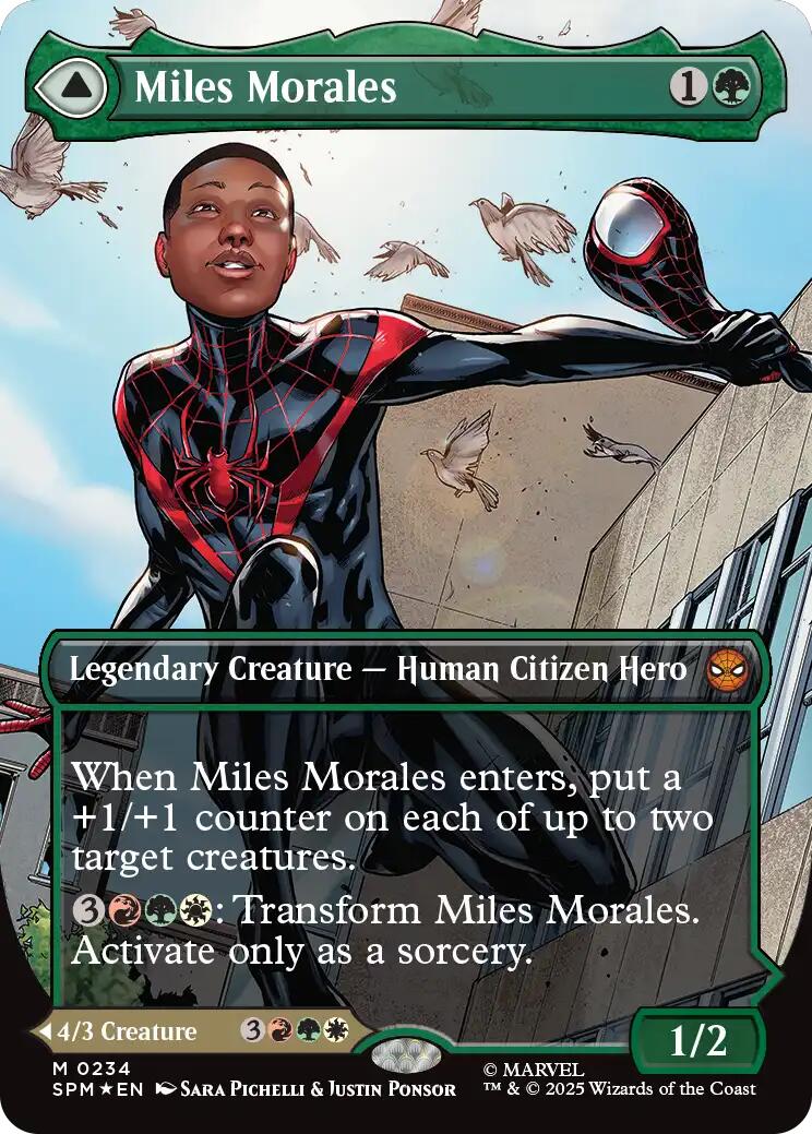 Miles Morales (0234) (Borderless) [Marvel's Spider-Man] | Infinity Cards & Collectibles
