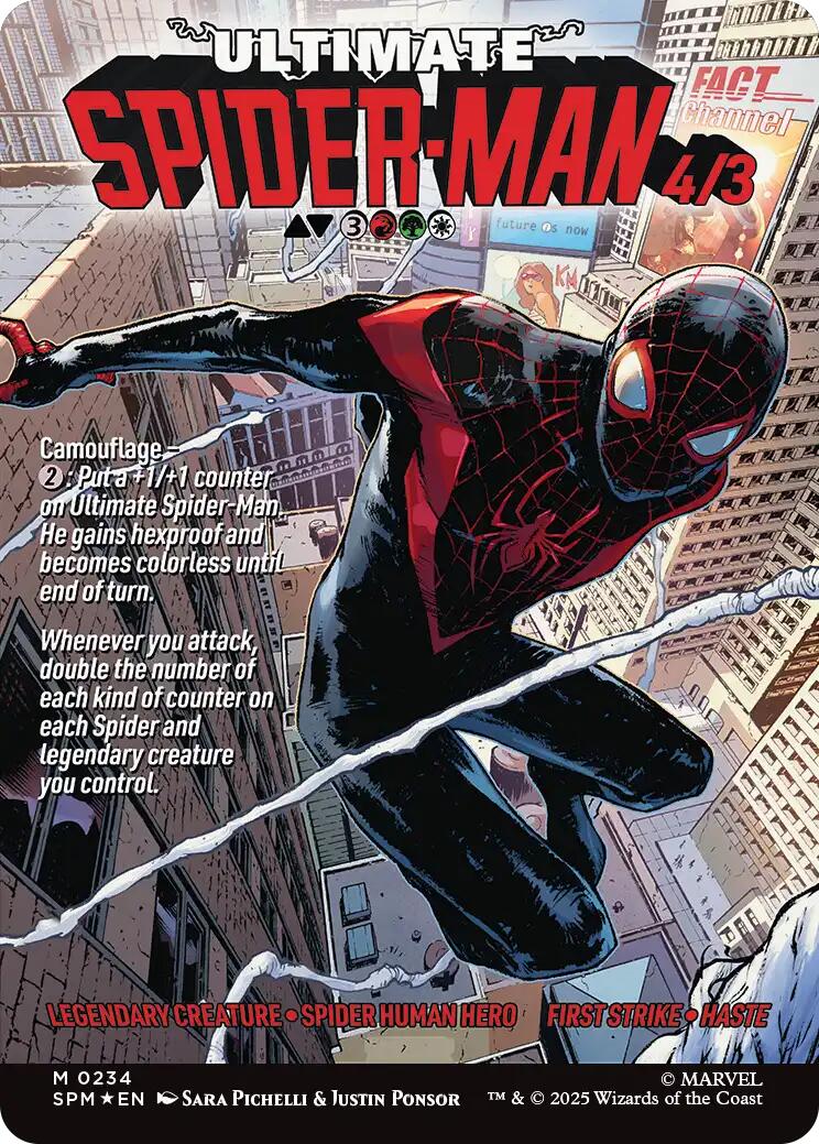 Miles Morales (0234) (Borderless) [Marvel's Spider-Man] | Infinity Cards & Collectibles