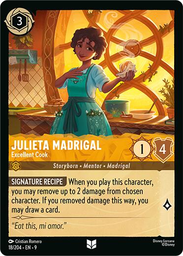 Julieta Madrigal - Excellent Cook (18/204) [Fabled] | Infinity Cards & Collectibles