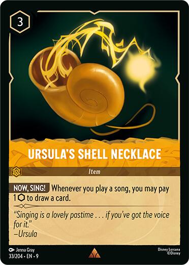 Ursula's Shell Necklace (33/204) [Fabled] | Infinity Cards & Collectibles