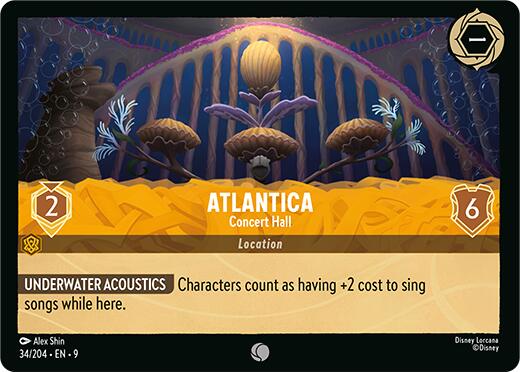Atlantica - Concert Hall (34/204) [Fabled] | Infinity Cards & Collectibles