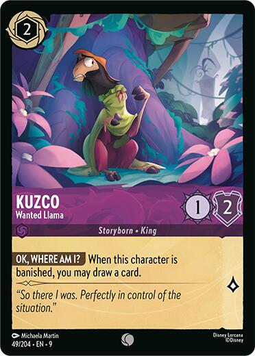 Kuzco - Wanted Llama (49/204) [Fabled] | Infinity Cards & Collectibles