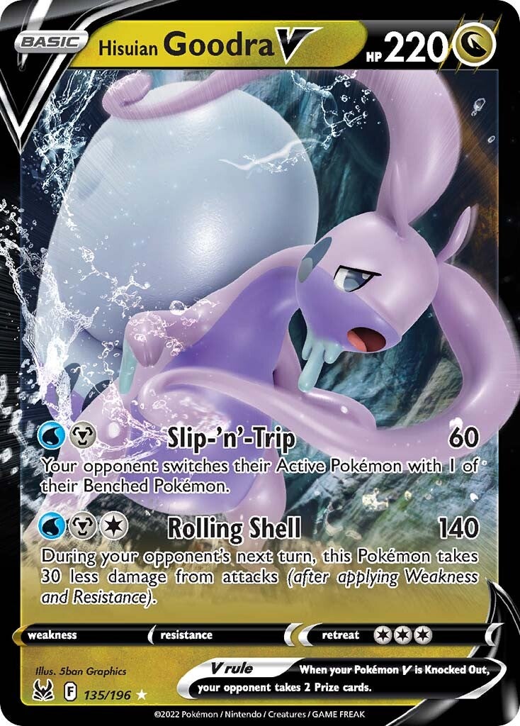 Hisuian Goodra V (135/196) [Sword & Shield: Lost Origin] | Infinity Cards & Collectibles