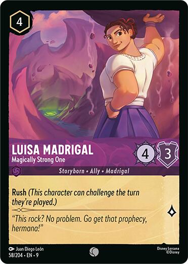 Luisa Madrigal - Magically Strong One (58/204) [Fabled] | Infinity Cards & Collectibles