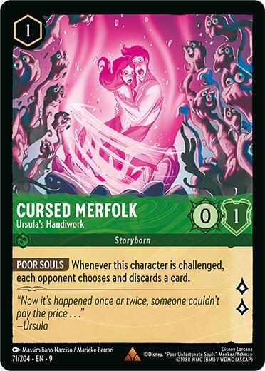 Cursed Merfolk - Ursula's Handiwork (71/204) [Fabled] | Infinity Cards & Collectibles