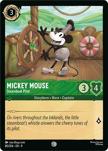Mickey Mouse - Steamboat Pilot (80/204) [Fabled] | Infinity Cards & Collectibles