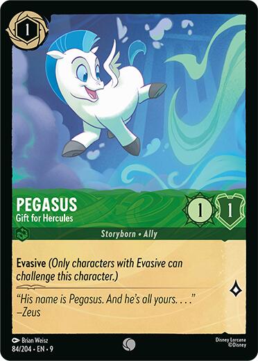 Pegasus - Gift for Hercules (84/204) [Fabled] | Infinity Cards & Collectibles