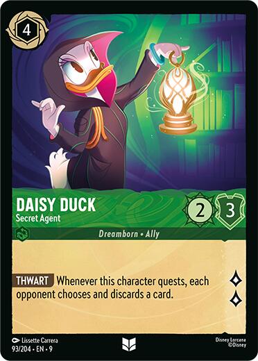 Daisy Duck - Secret Agent (93/204) [Fabled] | Infinity Cards & Collectibles