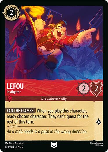 LeFou - Instigator (103/204) [Fabled] | Infinity Cards & Collectibles